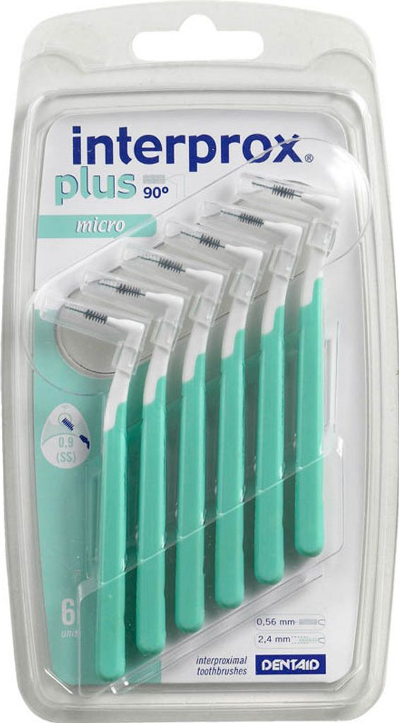 A package of interdental brushes.