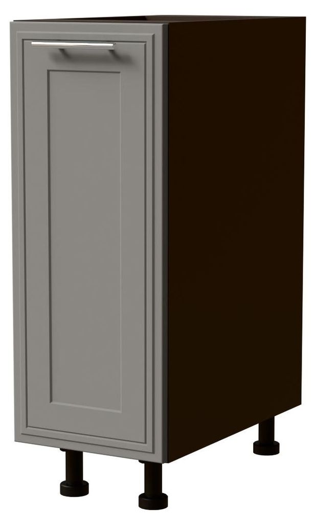 Küchenunterschrank SALO 30x50x82cm matt Farbe wählbar (SL-D1D/30),dust grey matt,lava