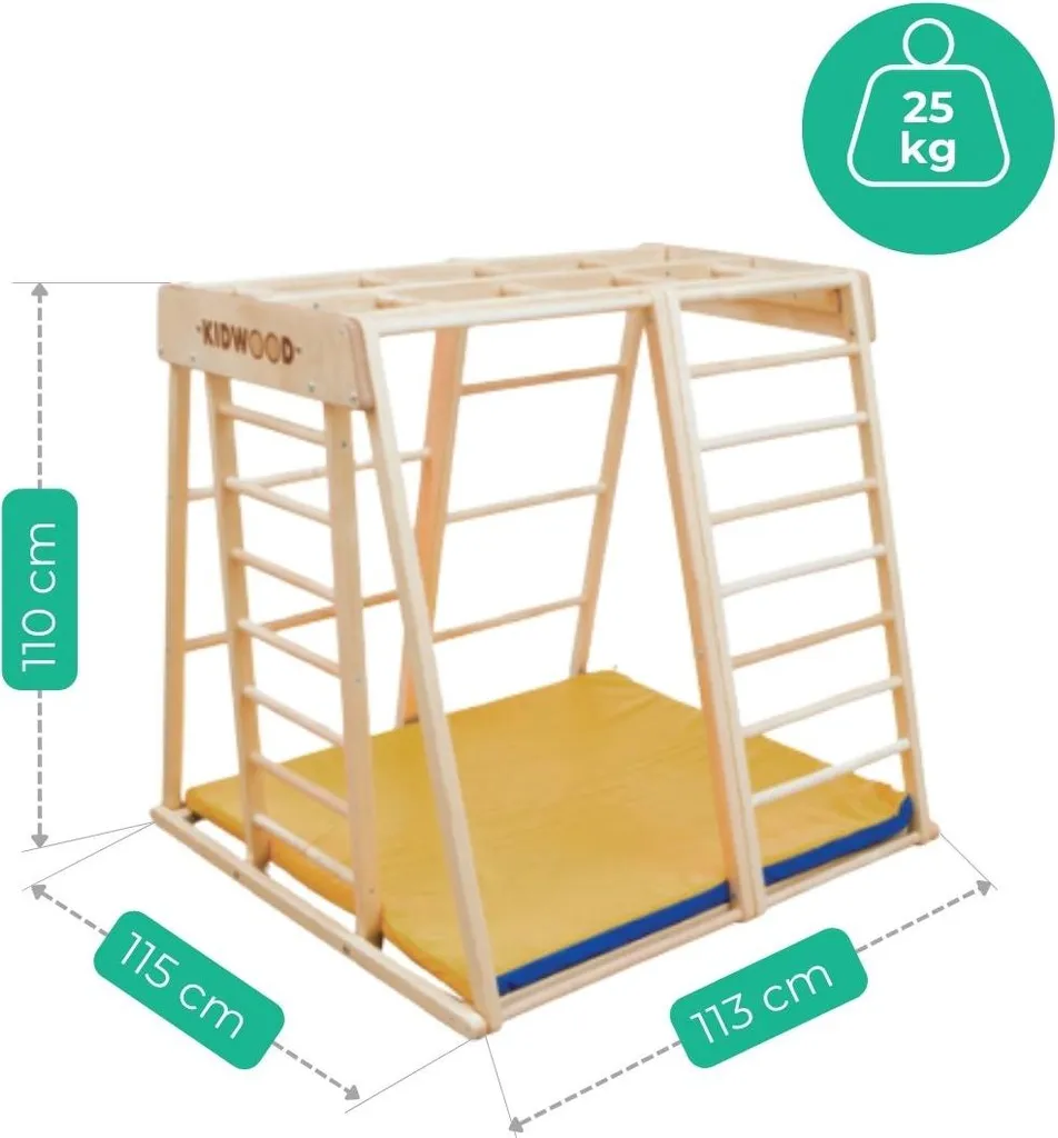 Aire de jeux intérieure Rocket Basic station de motricité bois - 3