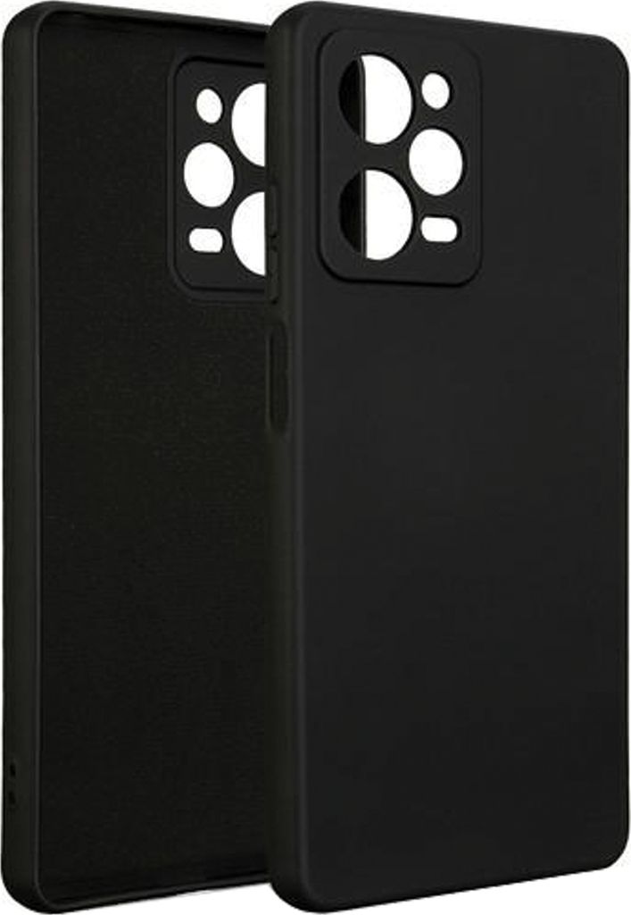 Beline Silikonhülle für Poco X5 Pro schwarz/schwarze Schutzhülle