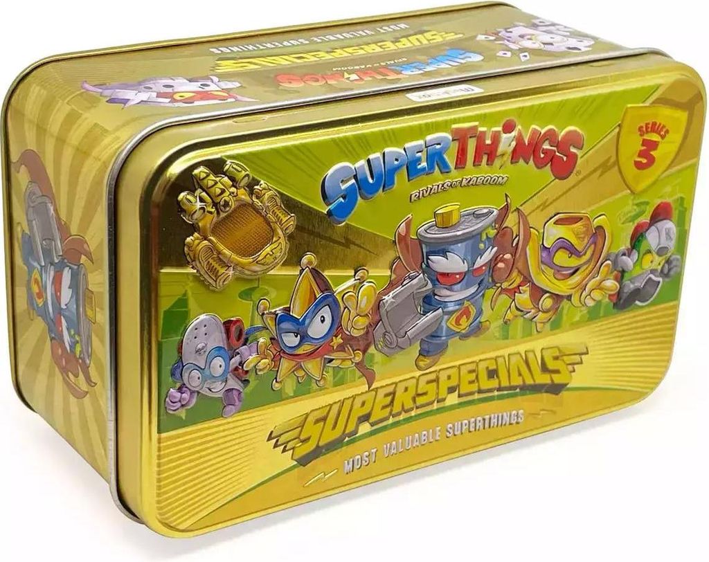 Super Things Zings Superthings 3 Gold Tin Series 3 Zdjęcie produktu 