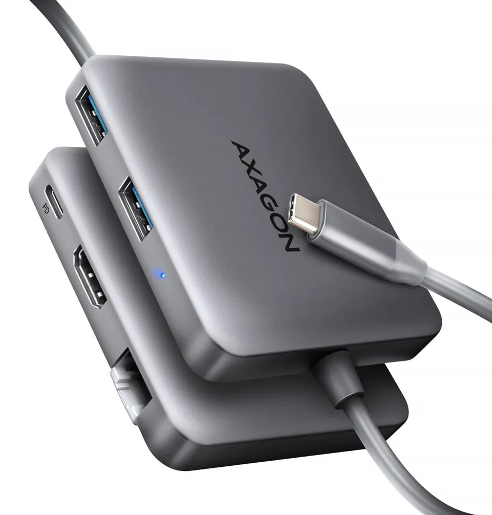 Adaptateur USB-C vers HDMI 4K 60Hz et Ethernet pour MacBook et PC Pro