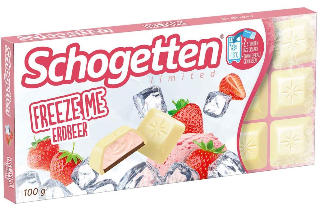 Schogetten Freeze Me Truskawka 100 g Zdjęcie produktu 