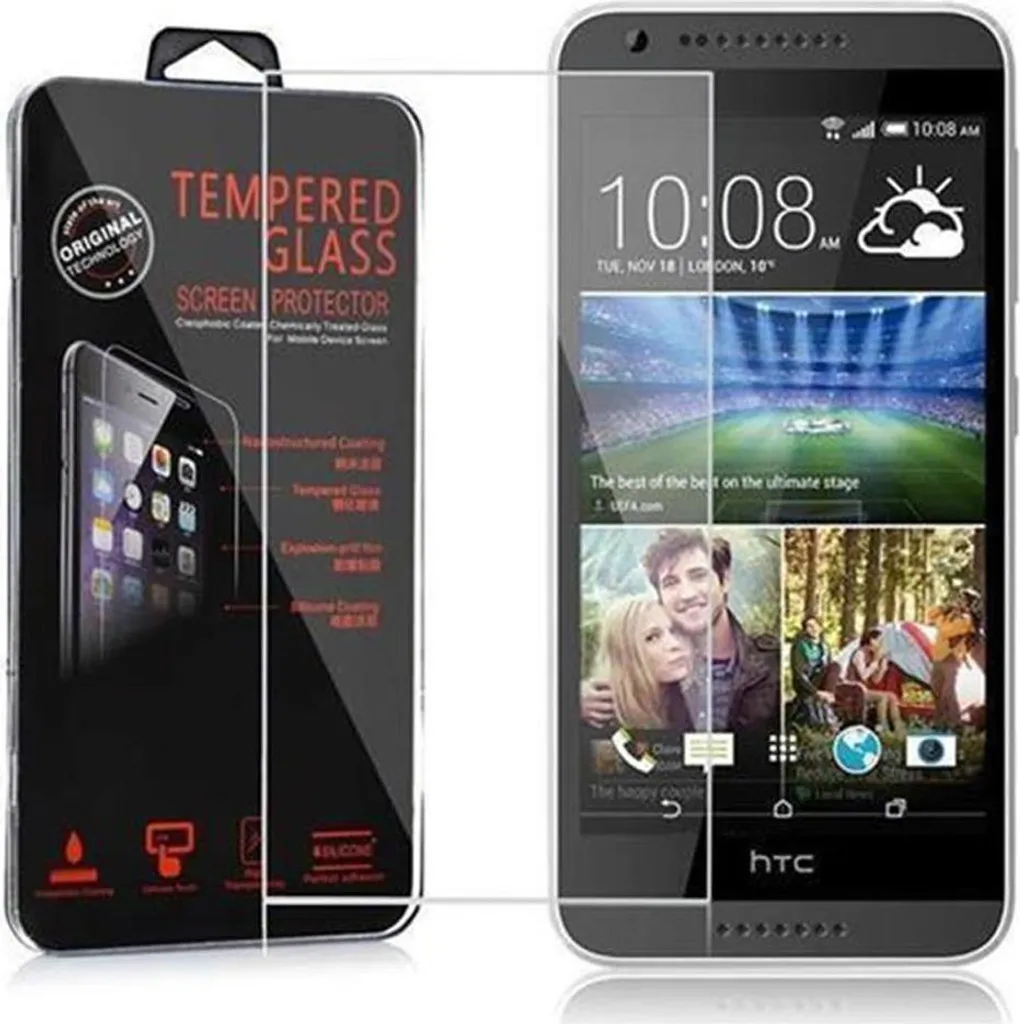 Cadorabo Pellicola HTC Desire 620: Vetro Temperato 9H Protezione Display