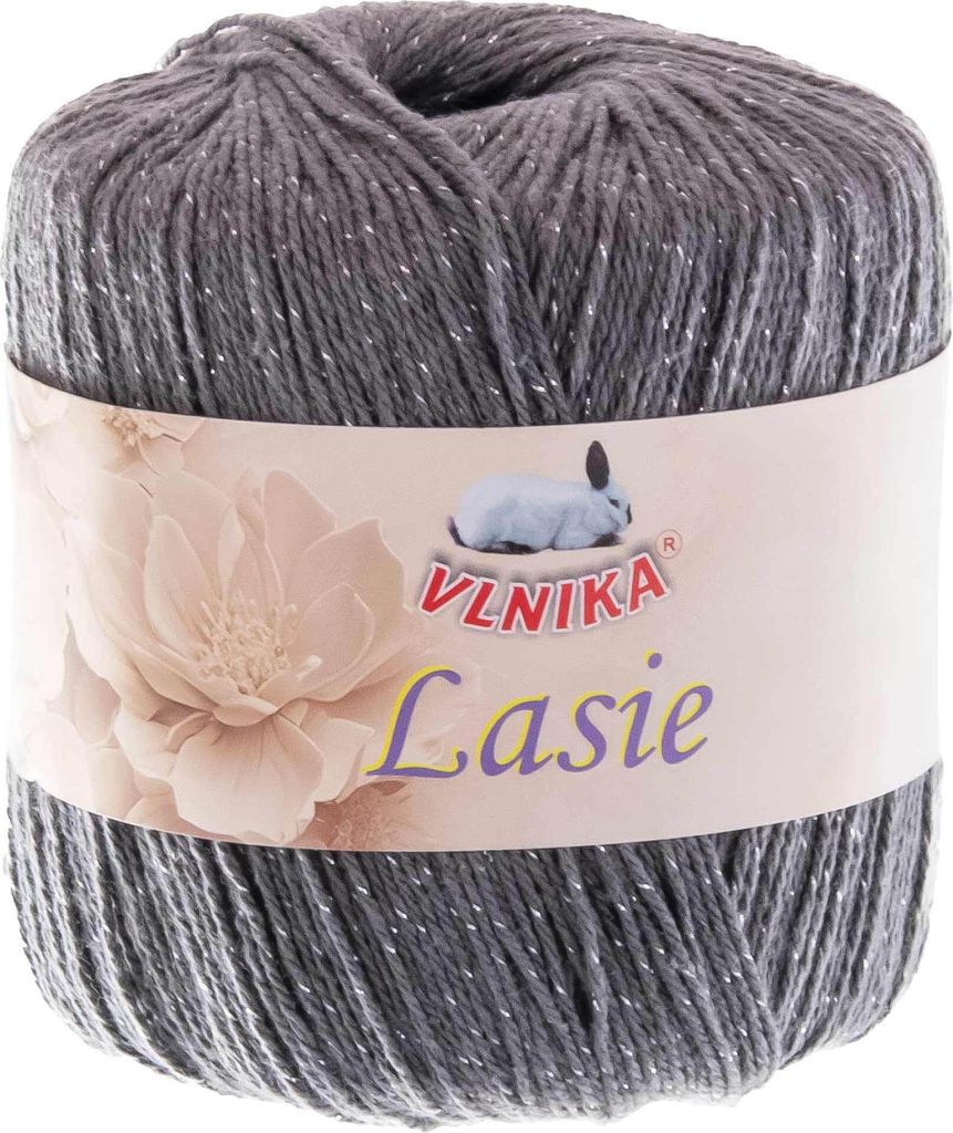 Häkelgarn Lasie mit Glitzereffekt 150m/50g Sommergarn Strickgarn 15 Farben