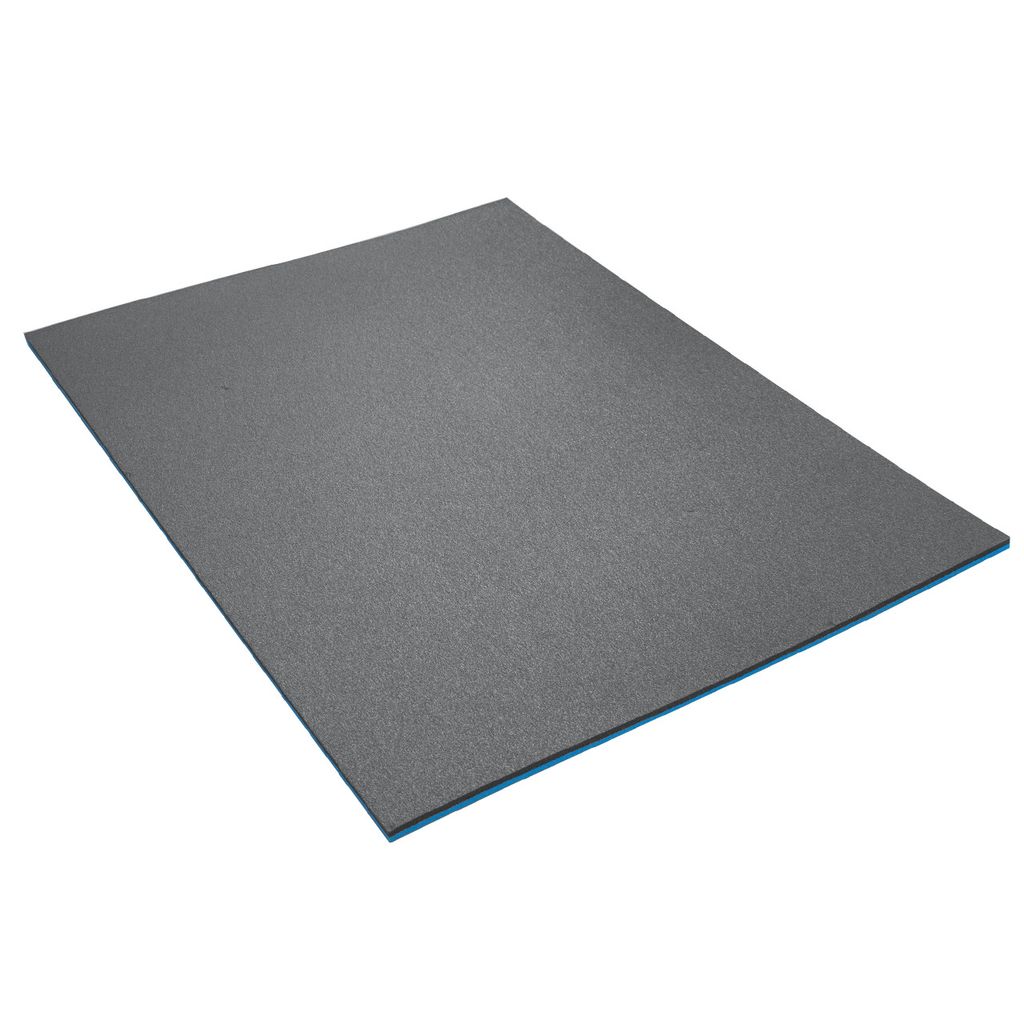 YATE FITNESS MAXI doppellagige Automatikmatte 12 - 95x70x1,2 cm schwarz/blau