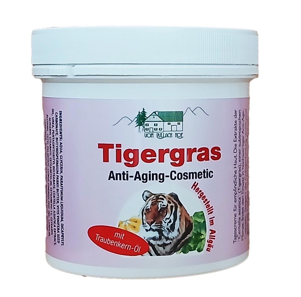 TIGERGRAS Creme 250ml mit Centella und Traubenkern-Öl Anti-Aging Cosmetic Gesichtscreme Hautpflege Pflege Allgäu 37