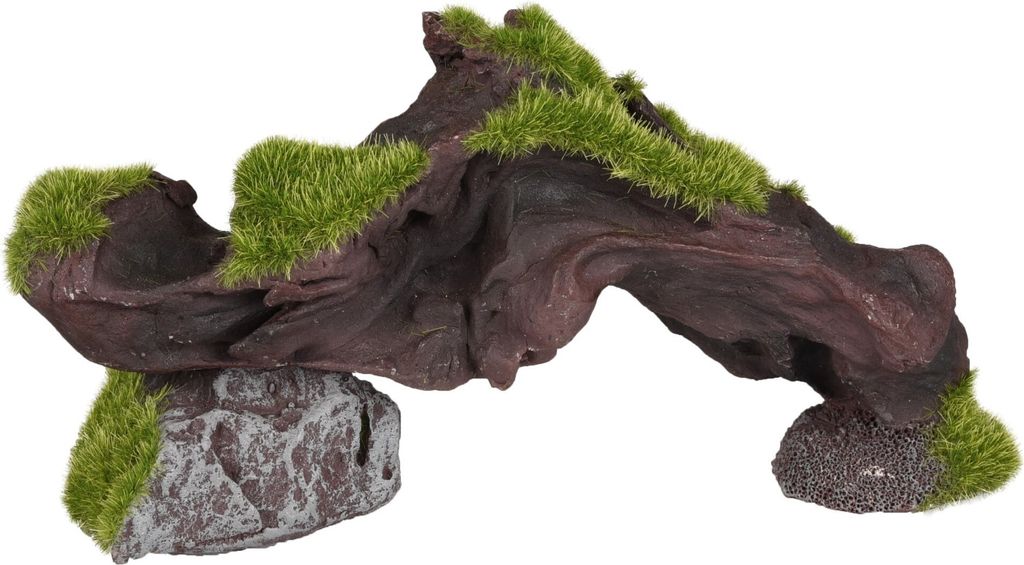 Dekorace umělá - větev s mechem 17x4x8cm Flamingo Obrázek produktu 