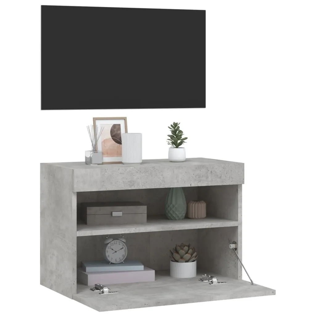 Pensile TV LED Gaming Grigio Cemento 60x30x40 - Setup Postazione - 7