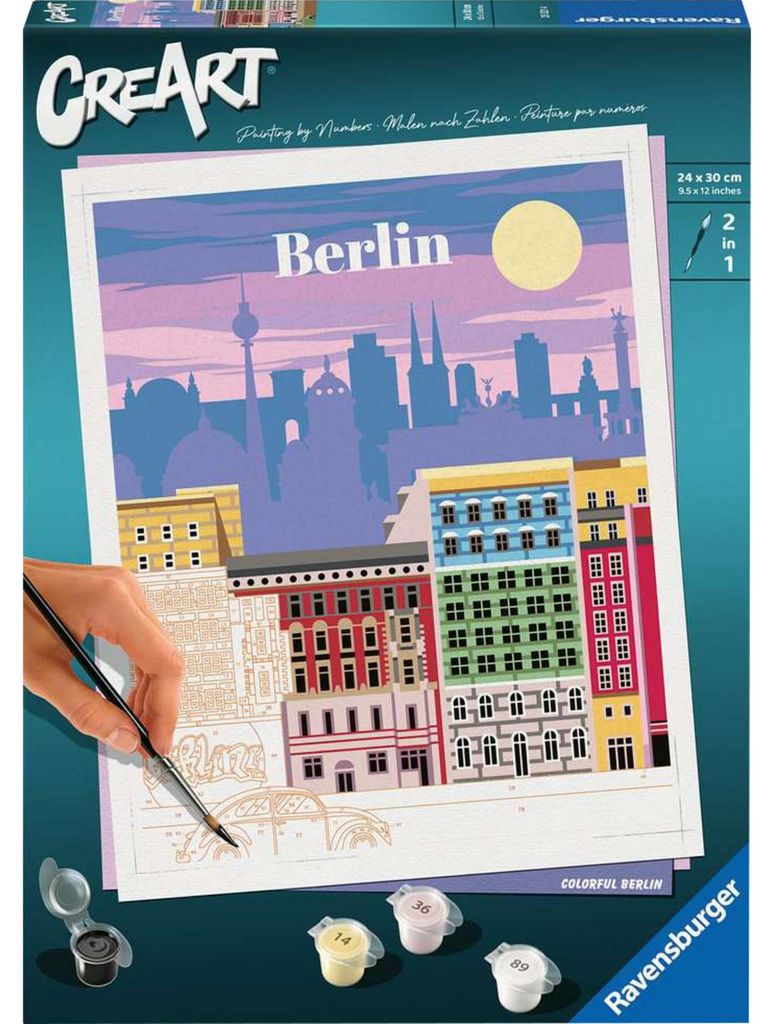 Ravensburger 25521, Obrazy v balení, Súprava farieb s Obrázok produktu 