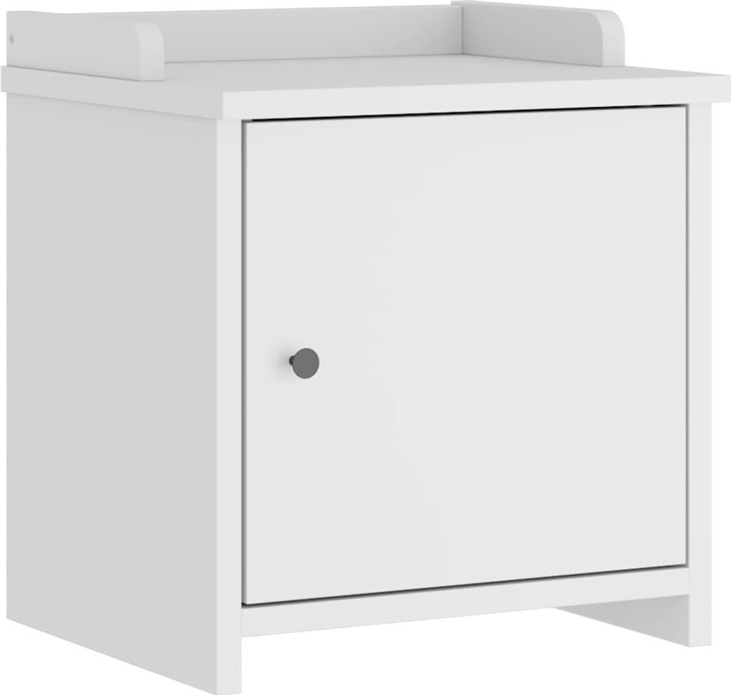 Flurbank SANDNES Weiß 45x40x50 cm Massivholz Kiefer