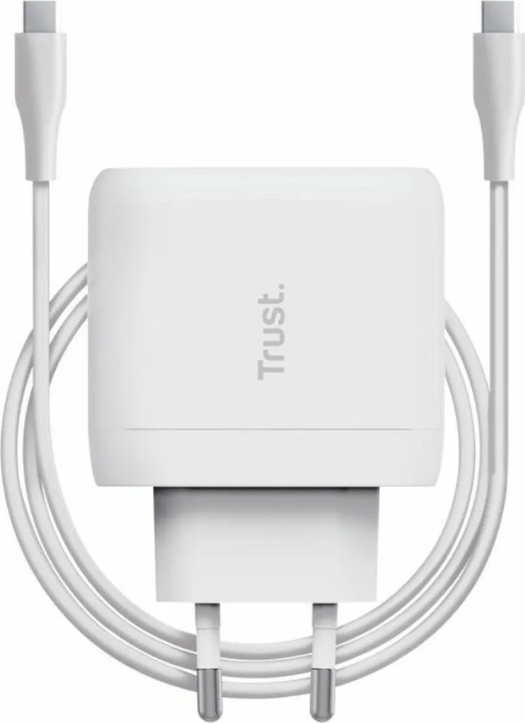 Chargeur Mural Trust 25139 Blanc - Adaptateur Secteur USB-C 25W Rapide