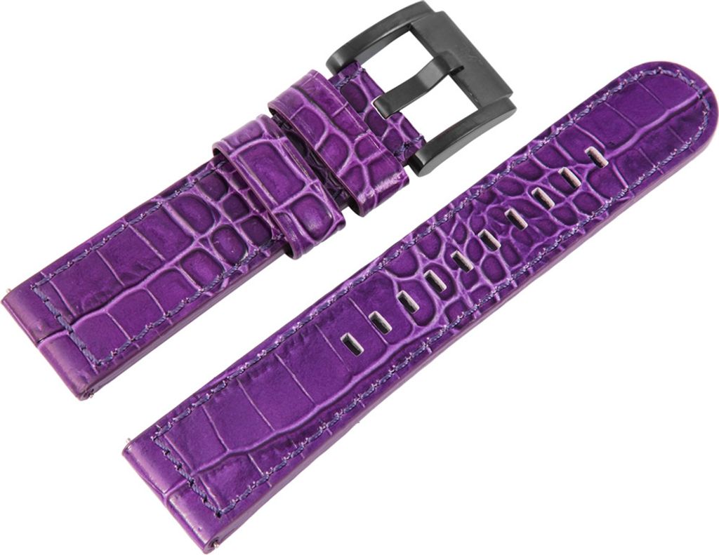 TW STEEL MC Edition | Uhrenarmband 22mm | Leder lila | Produktbild 
