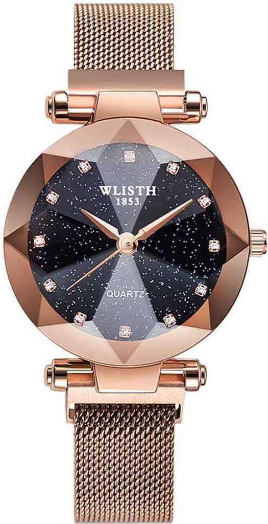 Damen Quarzuhr mit Diamant-Zifferblatt, wasserdicht, Produktbild 