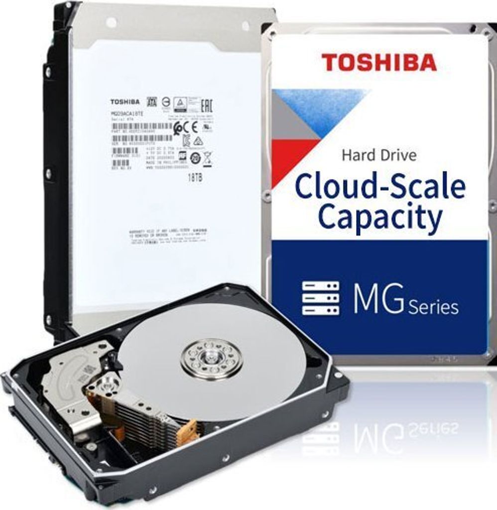 Toshiba 8,9 cm (3,5") 18 TB SATA3 Enterprise Capacità 7200 Immagine del prodotto 