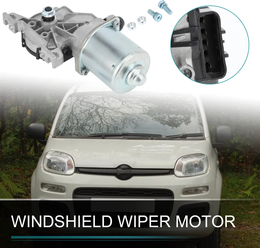 Moteur d'essuie-glace avant de rechange pour Fiat Panda II 2003 à 2013