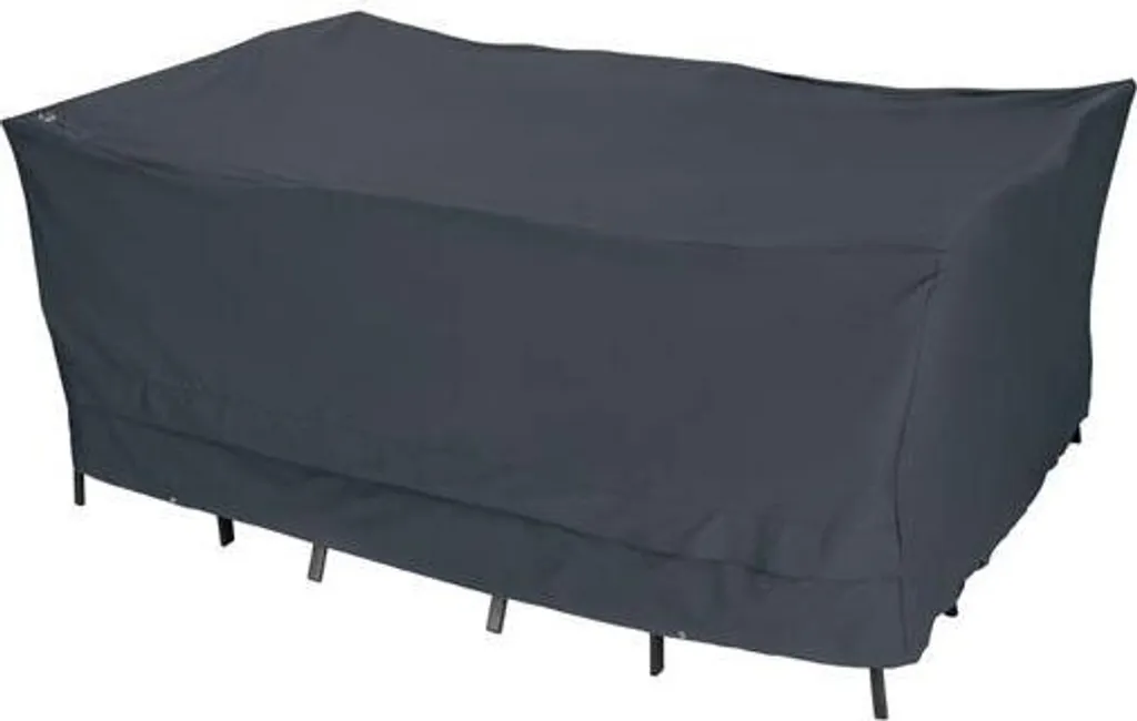 Housse salon de jardin rectangulaire XL 300x200x80 cm imperméable grise