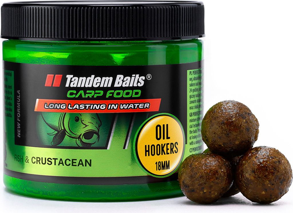 Carp Food Oil Hookers - 18 mm/120 g Fisch- und Produktbild 