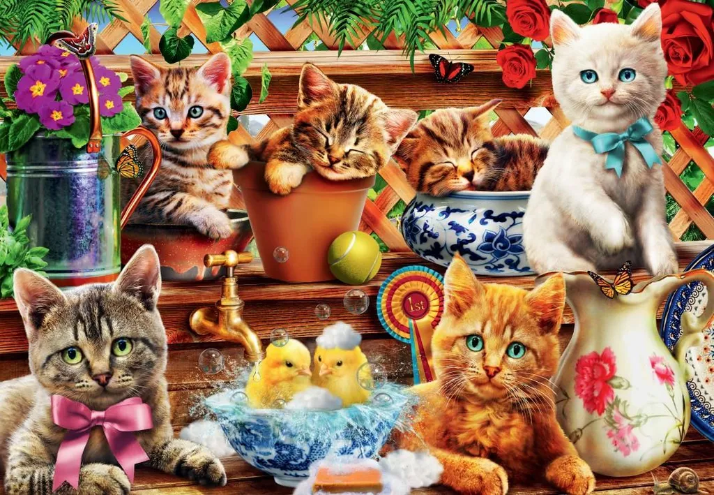 Puzzle 1000 pièces chatons : fini les pièces fragiles et floues