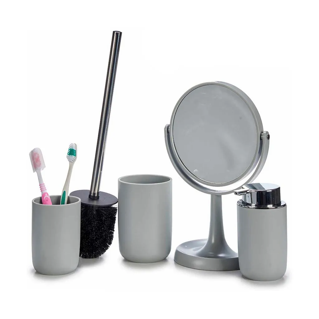 Accessori Bagno 4 Pezzi Resistenti - Kit Completo per Famiglie