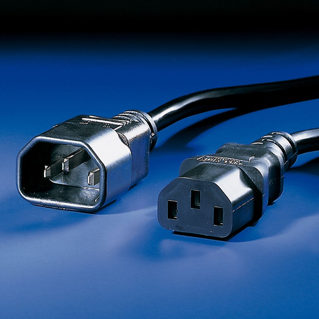 ROLINE Kabel síťový prodlužovací, IEC320 C14 - IEC320 C13, Obrázek produktu 3