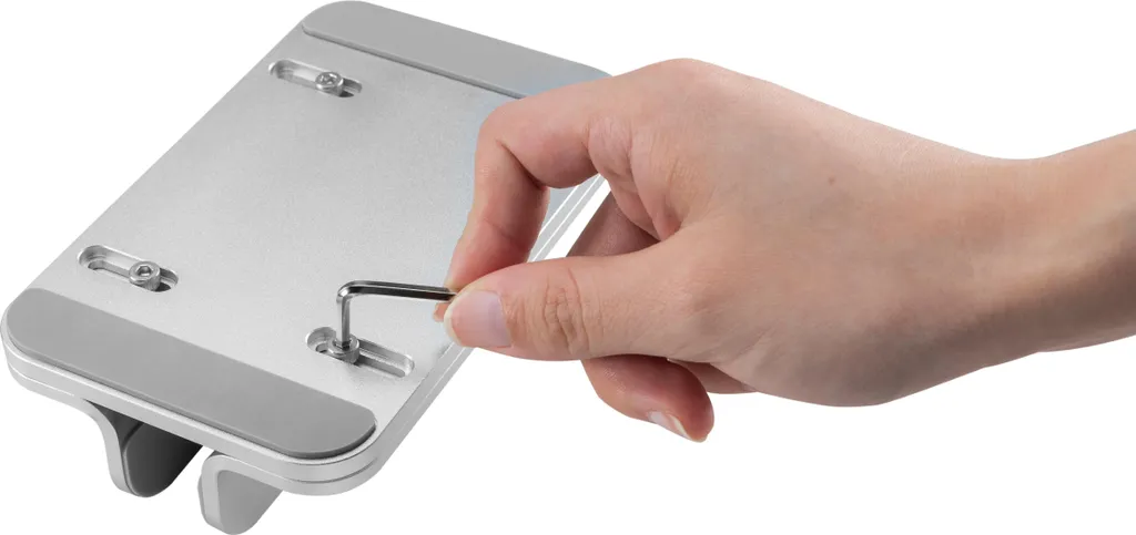 Deltaco ARM-0532 Support PC Portable Argenté Ergonomique pour Bureau - 5