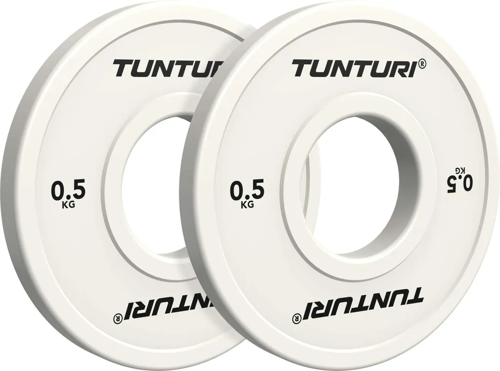 Plaque fractionnée 0.5kg Tunturi Platinum pour éviter la stagnation