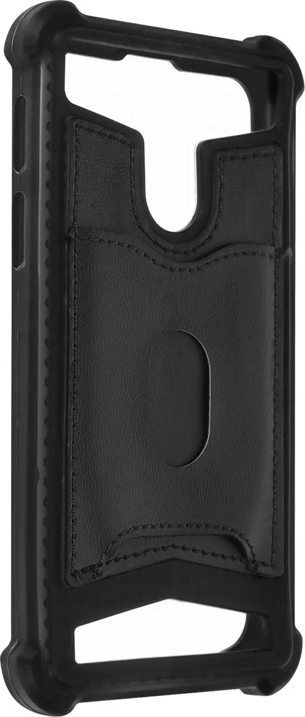 Protezione Smartphone 5.3-5.5'' Nera - Custodia Antiurto Certificata