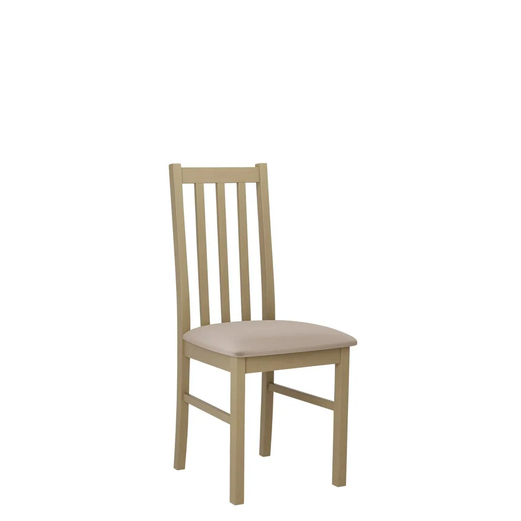 Sedia da Pranzo Imbottita EDON 10 Rovere Sonoma e Beige | Comfort Top