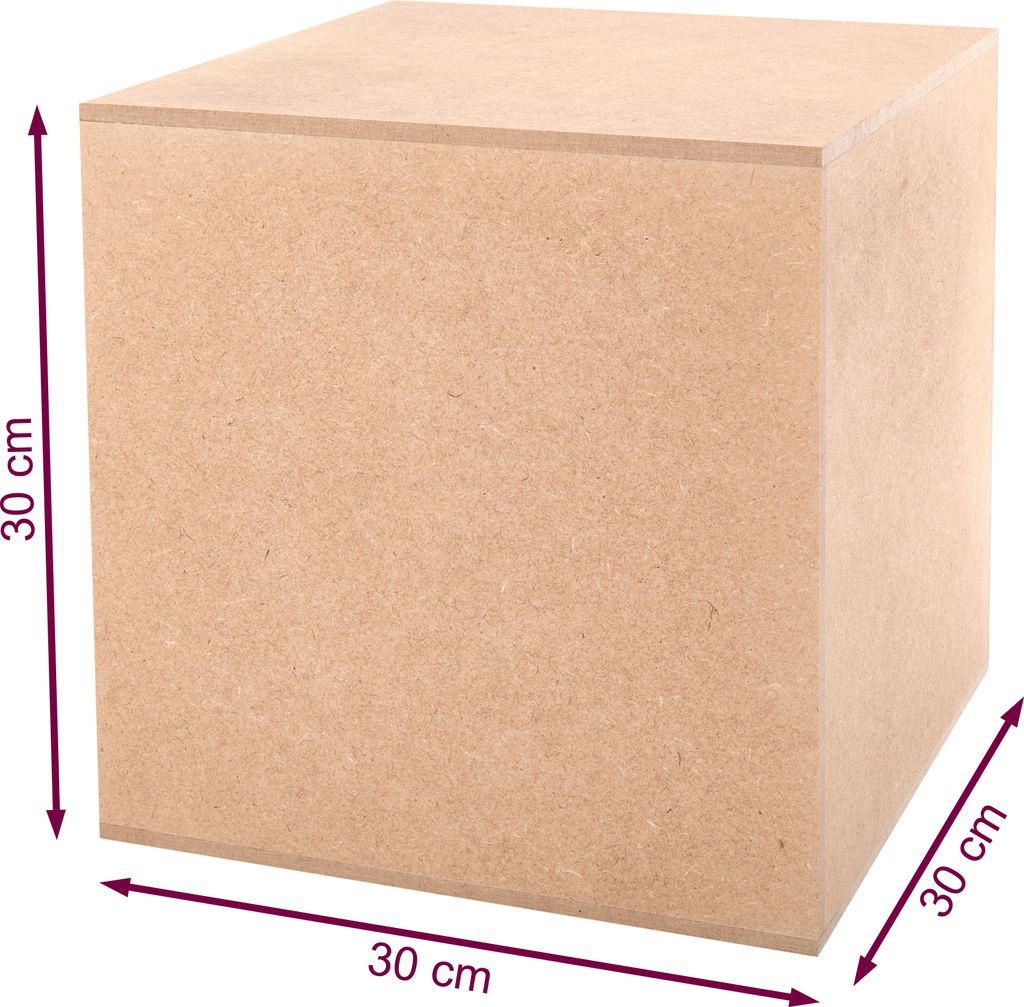Dekosäule Unlackiertes MDF - Blumensäule für Wohnzimmer - Produktbild 2