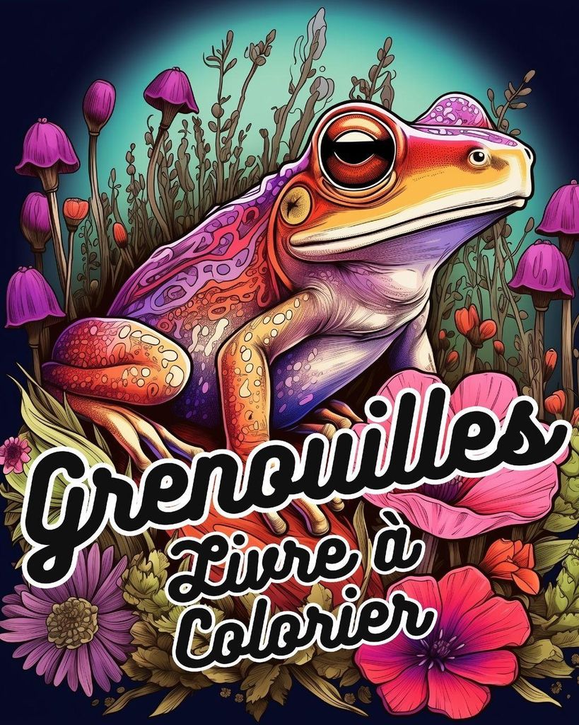 Malbuch Frösche