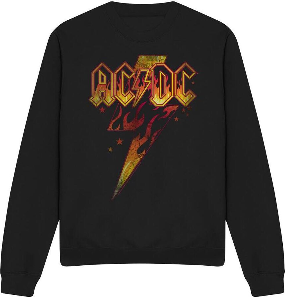 AC/DC - Sweatshirt für Herren/Damen Uni TV11172 (S) (Schwarz)