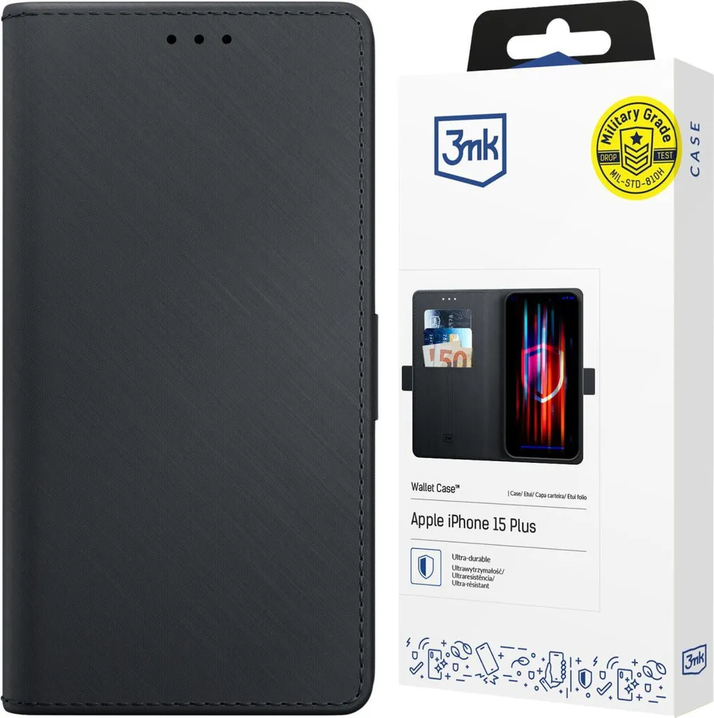 Apple iPhone 15 Plus Custodia Portafoglio 3mk | Design e Funzionalità