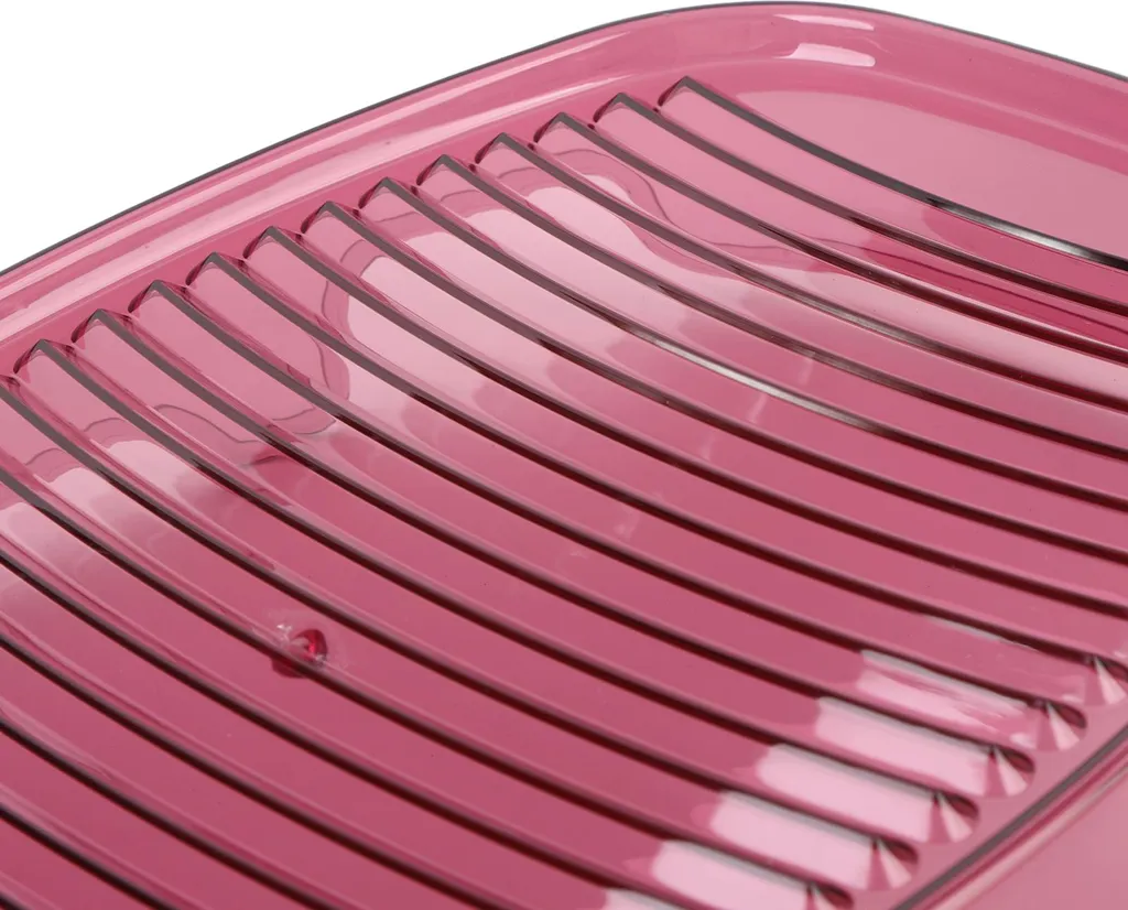 Petite planche à laver manuelle rouge : accessoire de lavage d'appoint