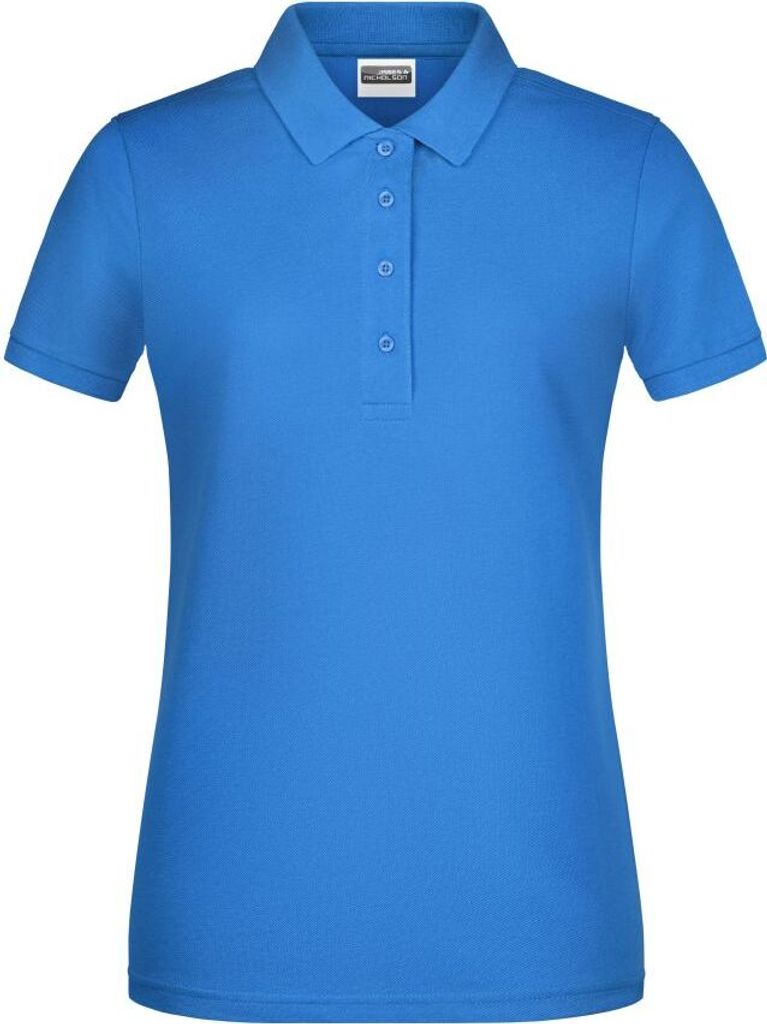 Ladies' Basic Polo Klassisches Poloshirt cobalt, Gr. L