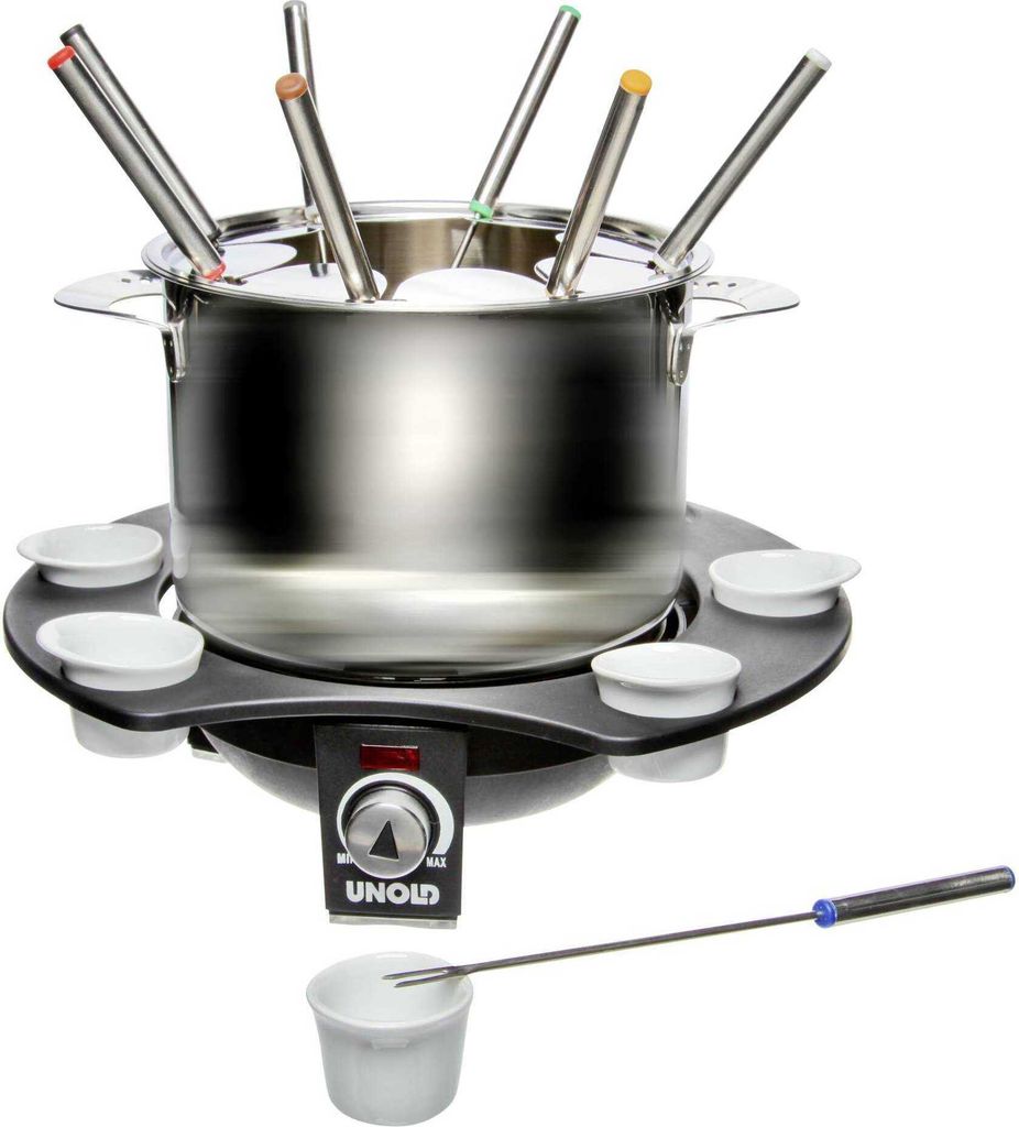 Unold 48645, 8 os., 1,5 l, Czarny, Srebrny, Okrągły, Stal Zdjęcie produktu 