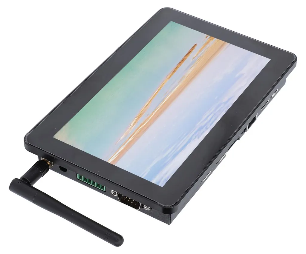 PC Embarqué Tactile 7 Pouces Étanche pour Borne Interactive et Atelier