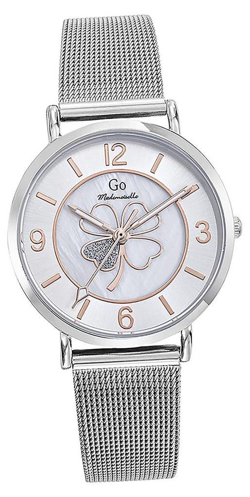 Girl Only GO Damen Armbanduhr Mademoiselle Quarz-Uhr Edelstahl silber D2UGO695641