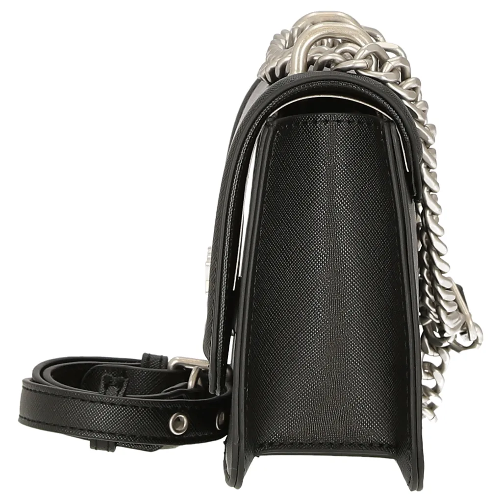 Replay Crossbody Bag Black/Gold - Borsa Donna Compatta e Funzionale - 6