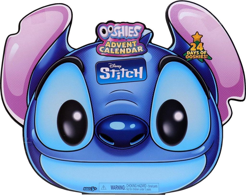 Disney Stitch Ooshies Adventskalender, 24 Sammelfiguren Produktbild 