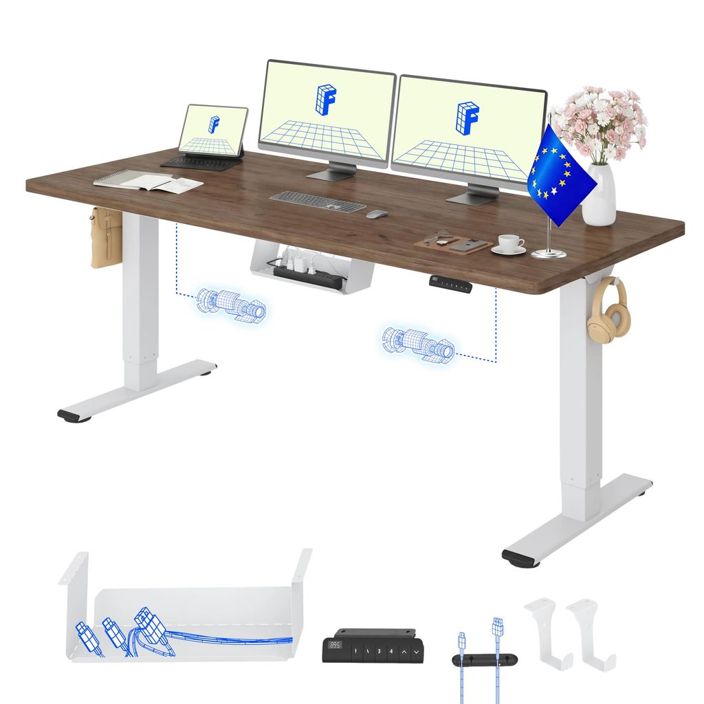 FLEXISPOT E1 Pro Elektrisch Höhenverstellbarer Schreibtisch Produktbild 
