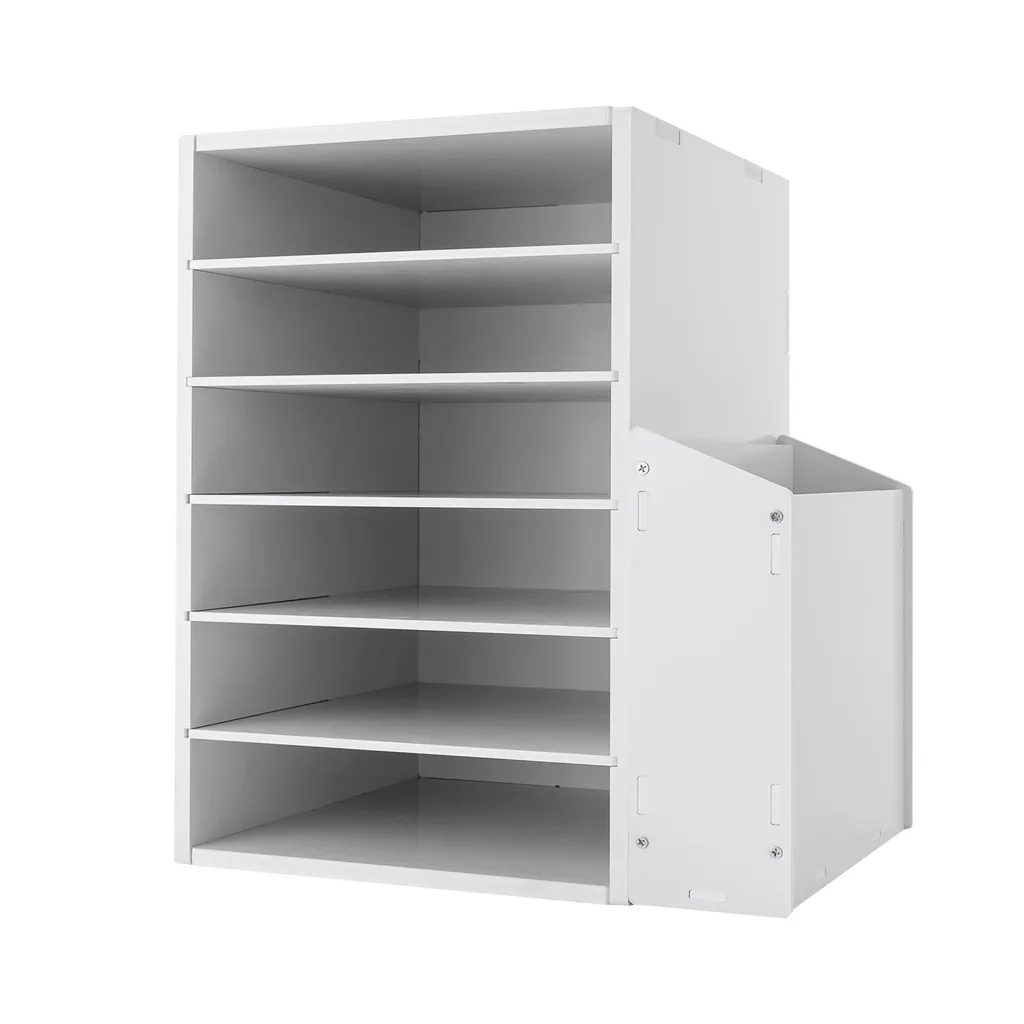 Rangement de documents de bureau blanc et organiseur porte-documents