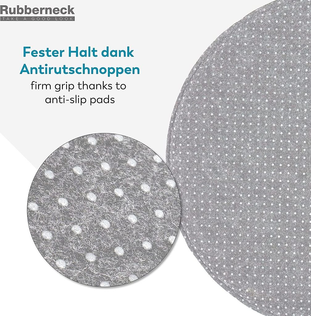 RUBBERNECK Auflagekissen Rutschfeste Filz Sitzkissen rund, Produktbild 4