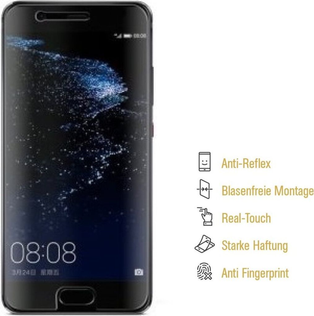 3x Displayschutzfolie für Huawei P10 Lite ANTI-REFLEX Displayfolie Folie MATT