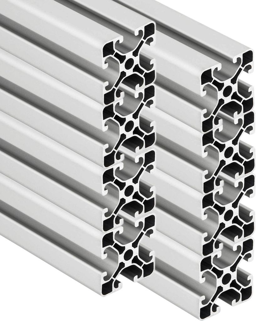 SCHMIDT systemprofile 8x 2000mm Aluminium Profil 40x40mm Produktbild 
