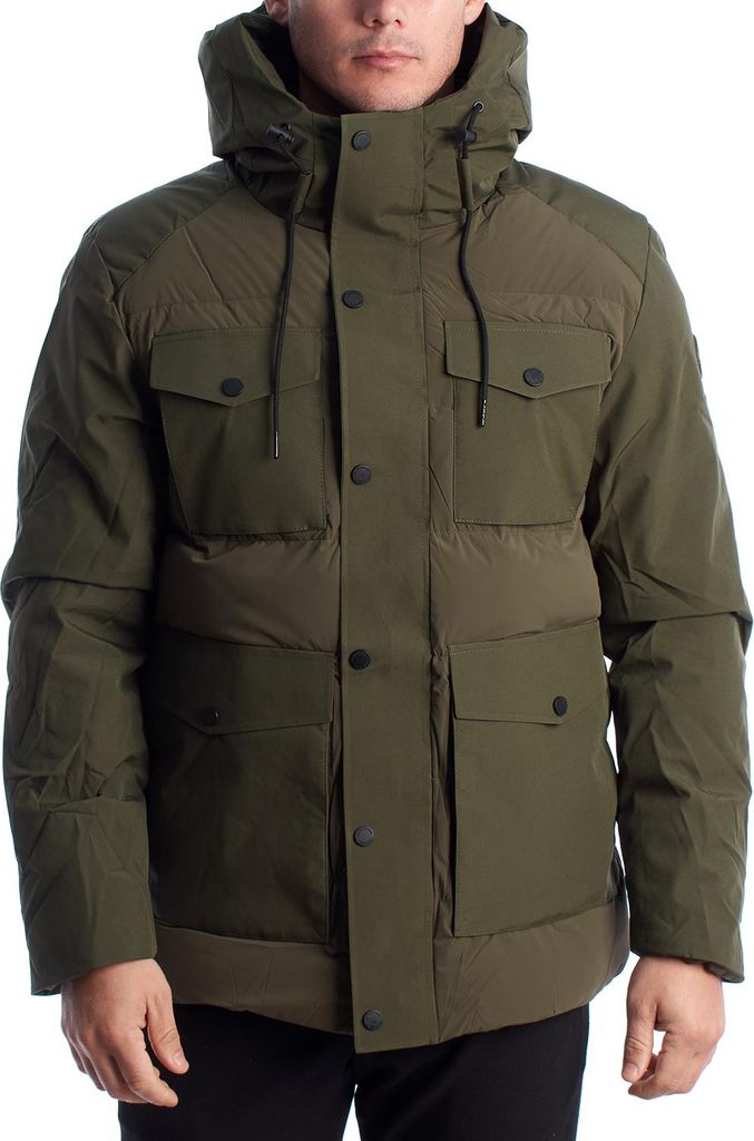U.S. POLO ASSN. Gefütterte Herren-Parkajacke mit Kapuze US40127016