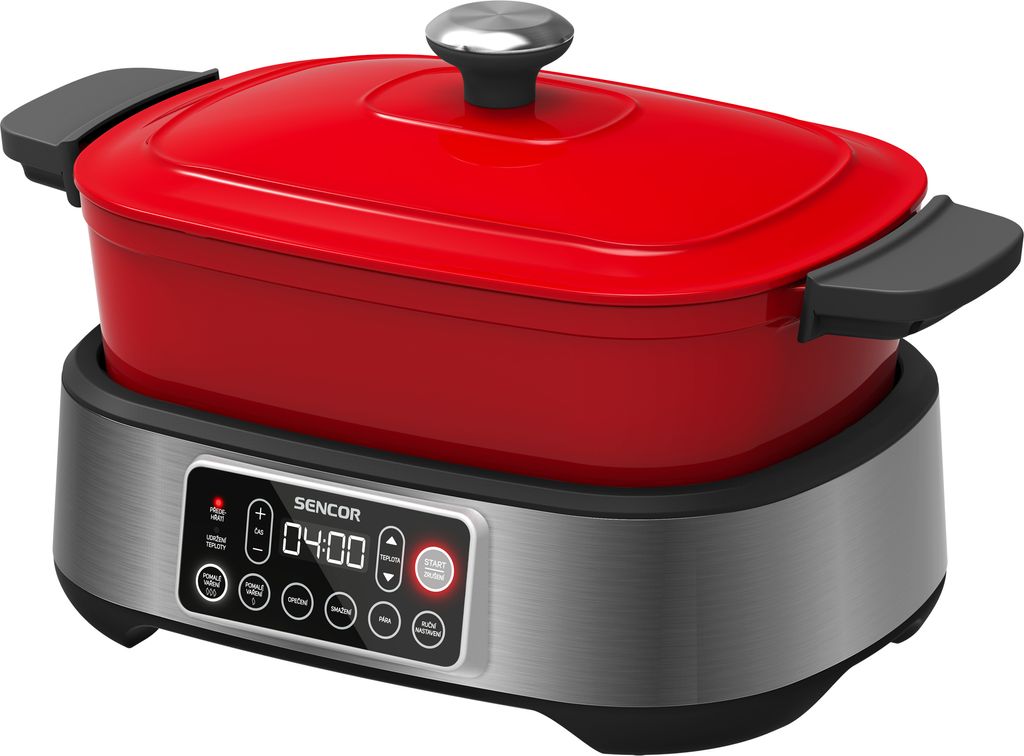 SENCOR SPR 6410RD Multifunkční pomalý hrnec a gril Obrázek produktu 
