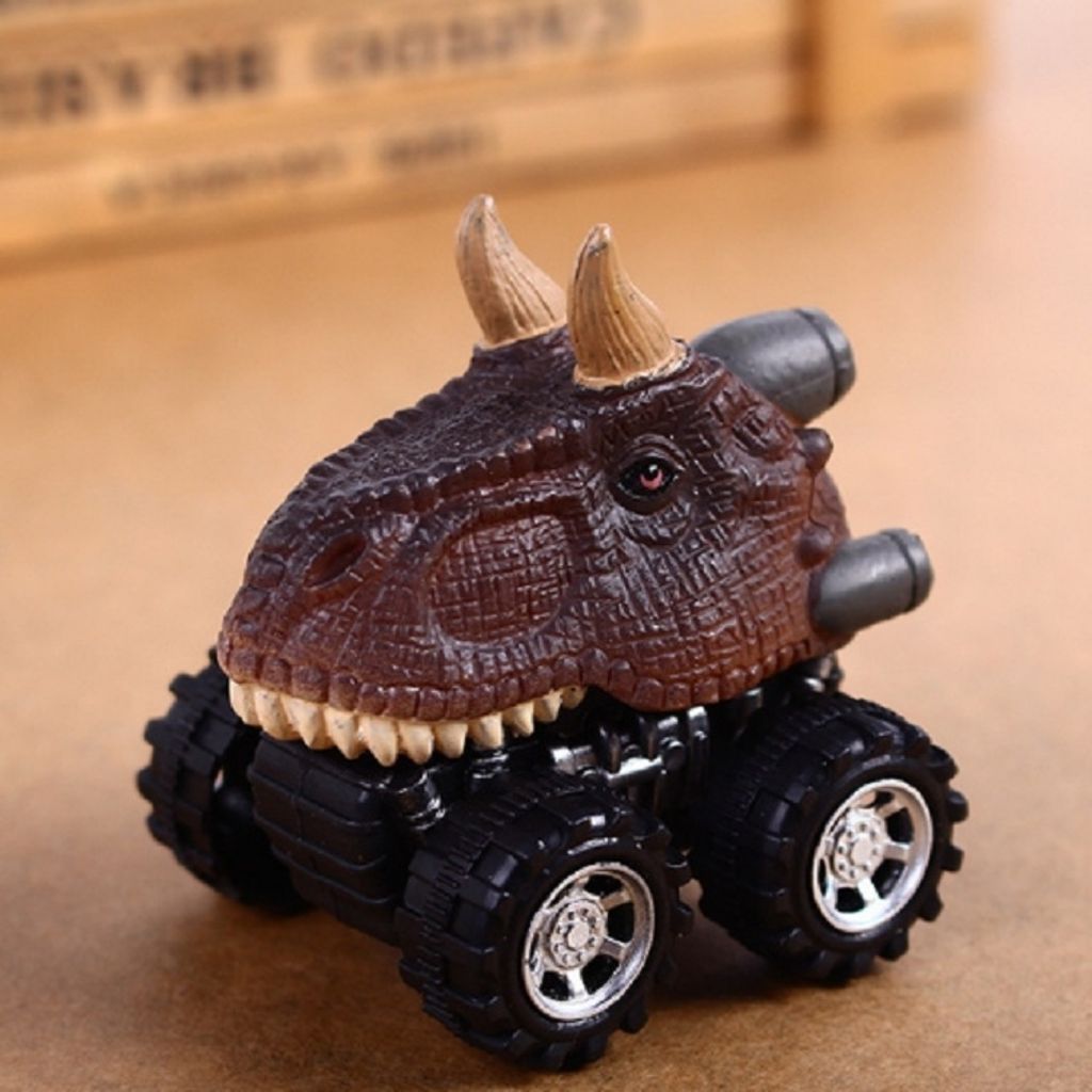 Kinder Geschenk Dinosaurier Spielzeug Auto Modell Pull Back Mini Spielzeug Auto (Atankacephalus)