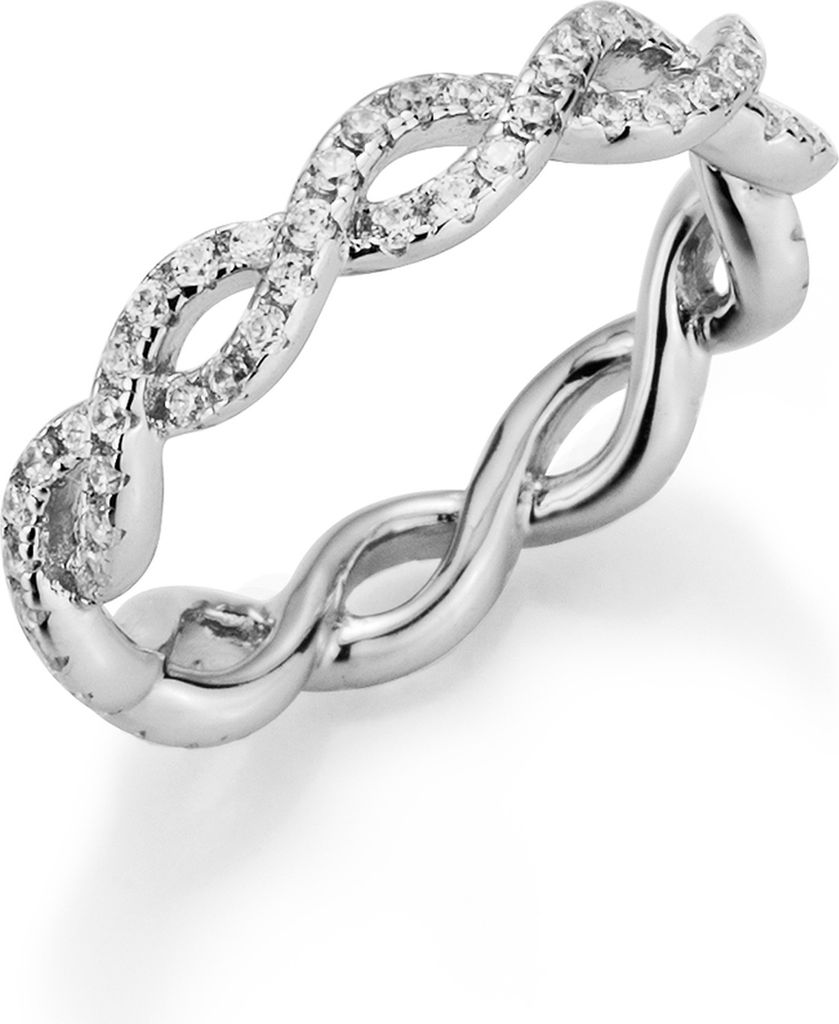 Ring Giorgio Martello Milano Infinity (Unendlichkeitszeichen) mit Zirkonia, Silber 925 Silber 52