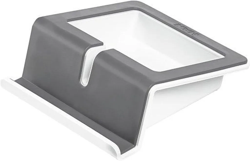 Support tablette ergonomique revêtement souple anti-rayure gris mat